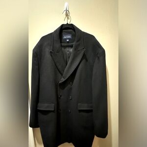 Paul Frederick 100% wool 3xl men’s black peacoat. Worn once.